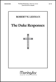The Duke Responses SATB choral sheet music cover Thumbnail